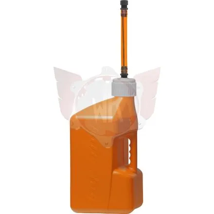 Jerrican TUFF JUG orange, 20 litres, avec bouchon blanc