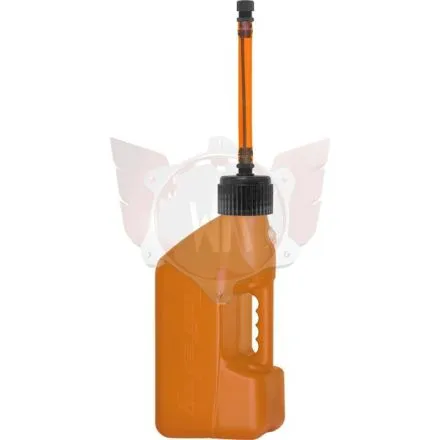 ORANGER KANISTER 10L MIT SCHWARZEM DECKEL