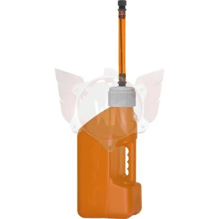 Jerrican TUFF JUG orange, 10 litres, avec bouchon blanc