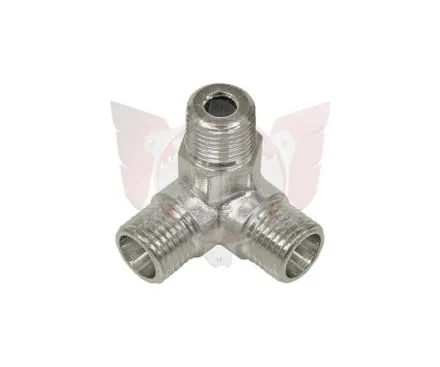 PIPE UNION 3-WAY 2x M10x1, 1x 1/8