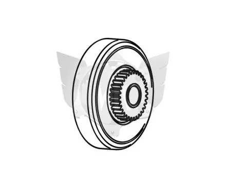 CLUTCH DRUM WITH PRIMARY GEAR 37 T.
