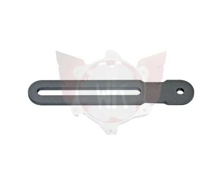 Support silencieux 150mm droit, trou de 8mm