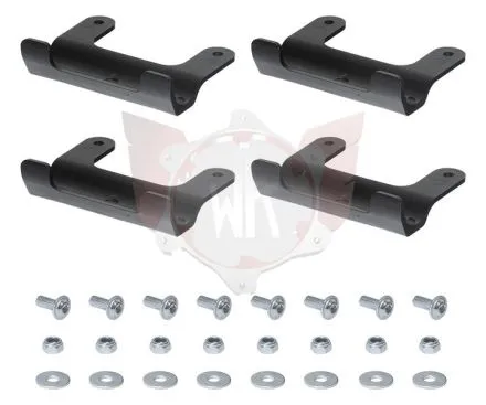 CHASSIS PROTECTOR KIT (4 PCS.), BLACK PLASTIC