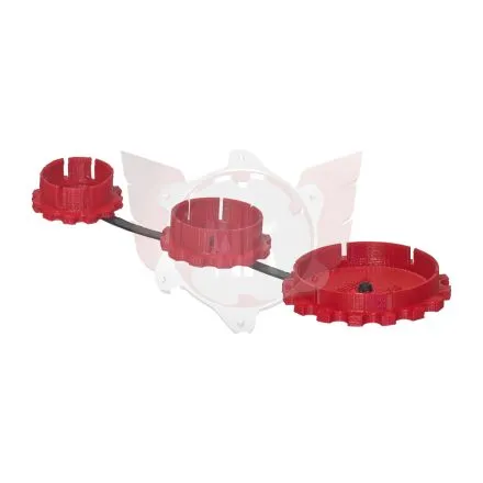 COVER KIT FOR VHSH 30, RED (3 PIECES)