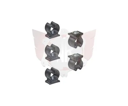 Kit support câbles et durits en plastique (5 pcs.)