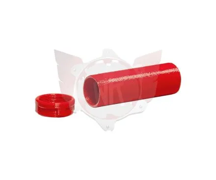 Coffre-fort pour aiguille, en plastique rouge