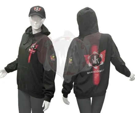 SCHWARZER HOODIE WILDKART DEUTSCHLAND