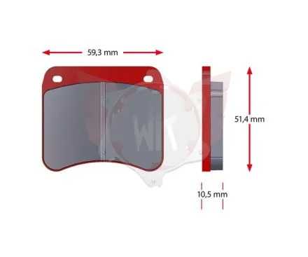 PAD SET SINTER 027-1, RED