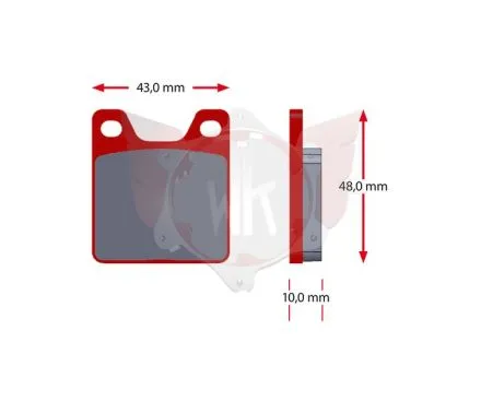 PAD SET SINTER 402-0, RED