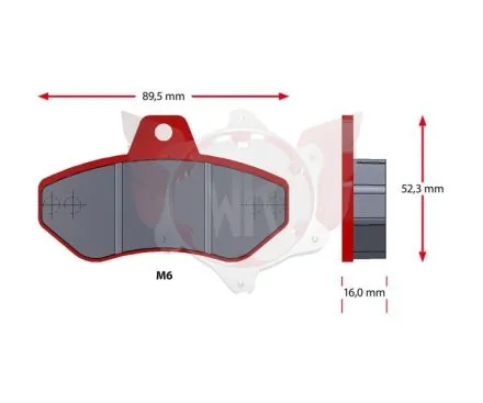 PAD SET SINTER 417-1, RED