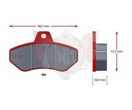 PAD SET SINTER 417-2, RED