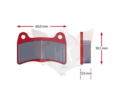 PAD SET SINTER 429-0, RED
