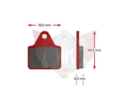 PAD SET SINTER 436-0, RED