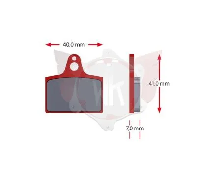 PAD SET SINTER 459-0, RED