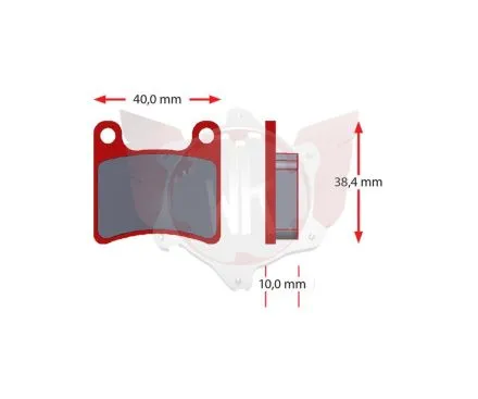 PAD SET SINTER 476-1, RED