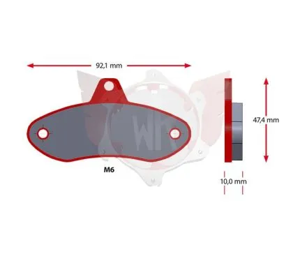 PAD SET SINTER 490-0, RED