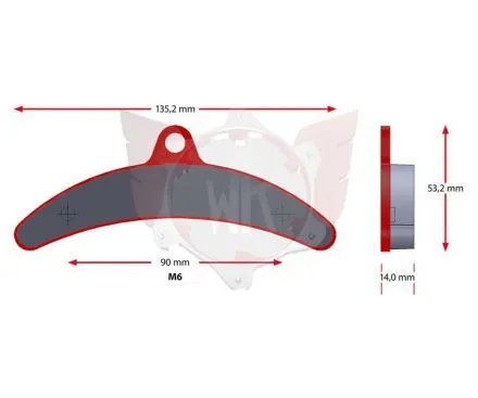 PAD SET SINTER 528-0, RED