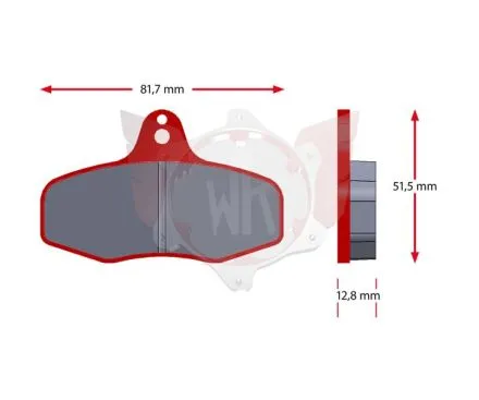 PAD SET SINTER 536-0, RED