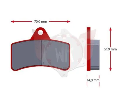 PAD SET SINTER 546-0, RED
