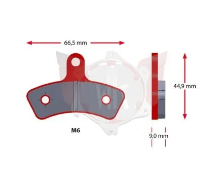 PAD SET SINTER 558-0, RED