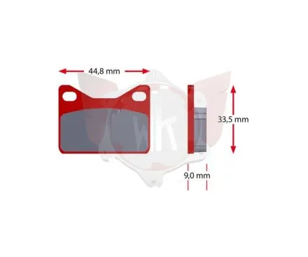 PAD SET SINTER 560-0, RED