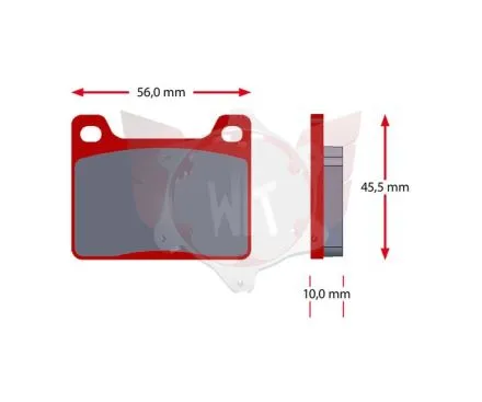 PAD SET SINTER 574-0, RED