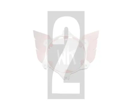 Numéro 2 blanc fond transparent