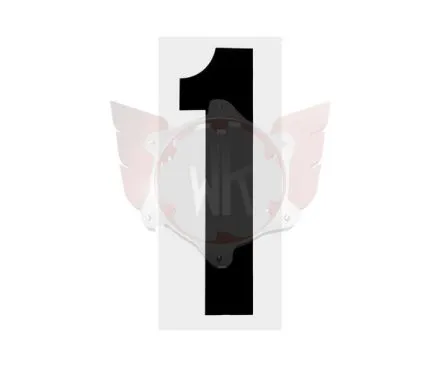 NUMBER 1 PLAIN BLACK