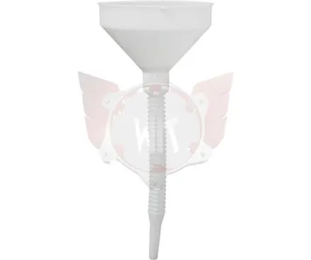 FUNNEL WITH FLEXIBLE PIPE