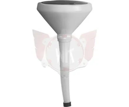 TRICHTER MIT FLEXIBLEN EINGIESSER UND