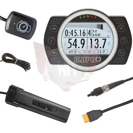 UNIGO 7006 afficheur KIT 2 avec GPS, noir, avec