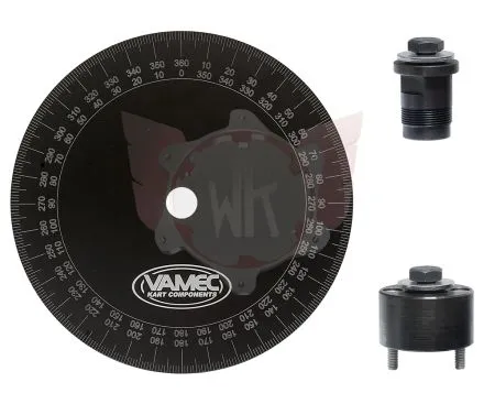 GRADSCHEIBE (GONIOMETER) MIT ADAPTERN FÜR