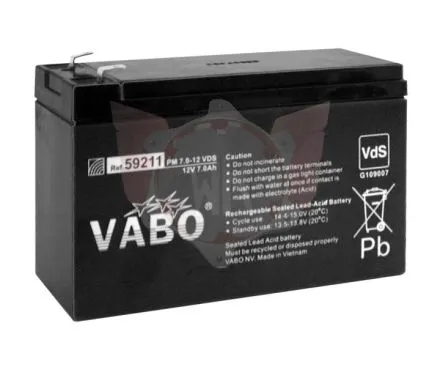 BATTERIE VABO PM 7.0-12 SLA 12 VOLT 7 AH