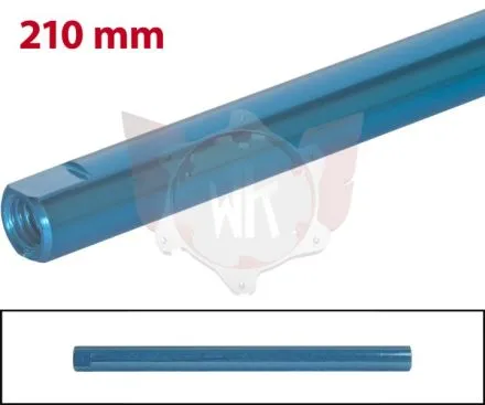 SPURSTANGE RUND 210mm TÜRKIS ELOXIERT