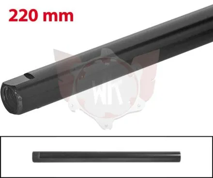 ROUND TRACK ROD 220mm FEMALE
