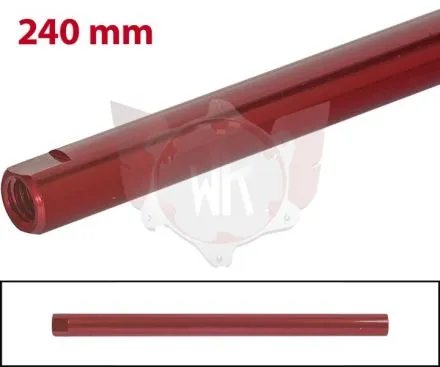 SPURSTANGE RUND 240mm ROT ELOXIERT