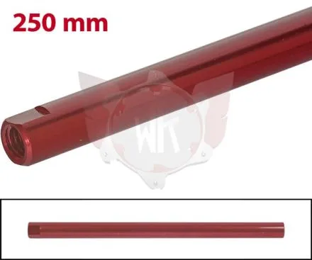 SPURSTANGE RUND 250mm ROT ELOXIERT