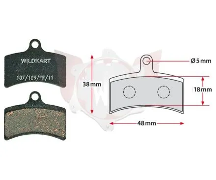 FRONT PAD SET PULSAR