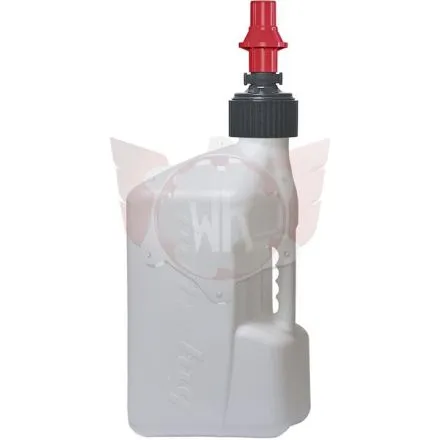 WEISSER KANISTER 20L MIT ROTEM