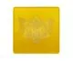 NUMBER PLATE KG YELLOW