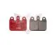 Satz Bremsbelag hinten V05/V09/V10/V11 rot