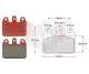 Satz Bremsbelag hinten V11 rot 15mm