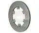 BREMSSCHEIBE HINTEN 208x12mm GERILLT