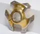 Kettenblatt-Aufnahme Racing Ø 40mm, Alu gold
