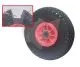 TROLLEY WHEEL & TYRE 260x85x20mm 2PR