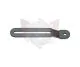 Support silencieux 150mm coudé, trous de 8mm