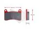 Jeu plaquettes SINTER 409-0, rouge