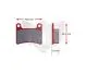 Jeu plaquettes SINTER 423-0, rouge