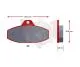 Jeu plaquettes SINTER 491-0, rouge