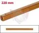 SPURSTANGE RUND 220mm ORANGE ELOXIERT
